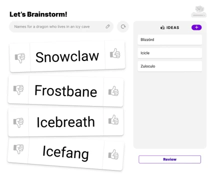 Brainstorm Screenshot of Sudeowrite Ultimate AI Writing Tool | Adviser AI Apps