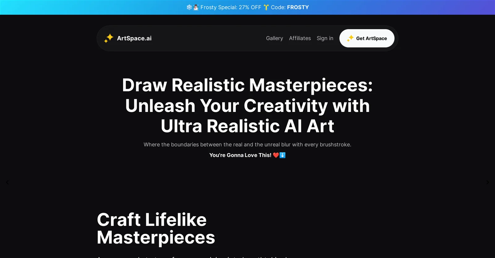 Screenshot of ArtSpace - Reviews, Details, & Features | Adviser AI Apps