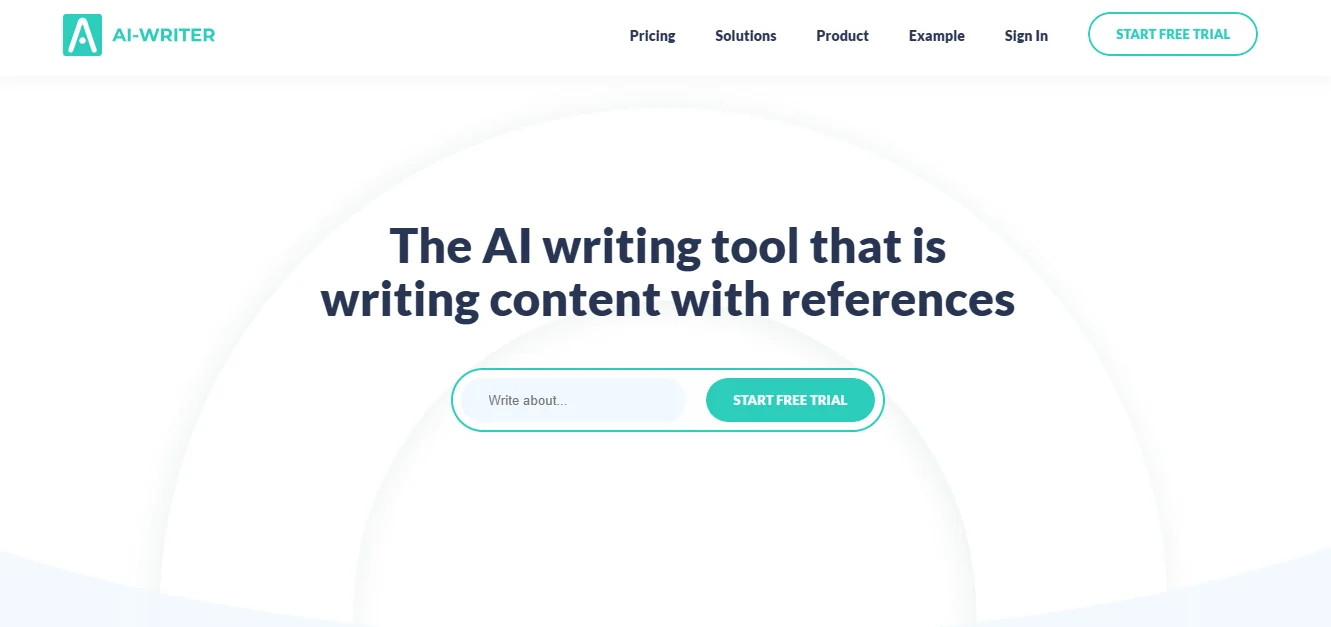 AI Writer Screenshot