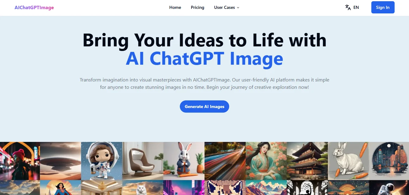 Screenshot of aichatgptimage