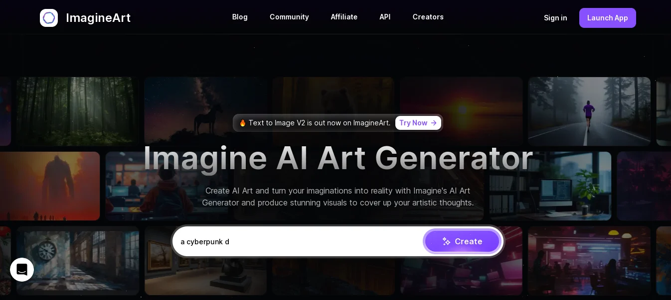 Screenshot of Imagineart