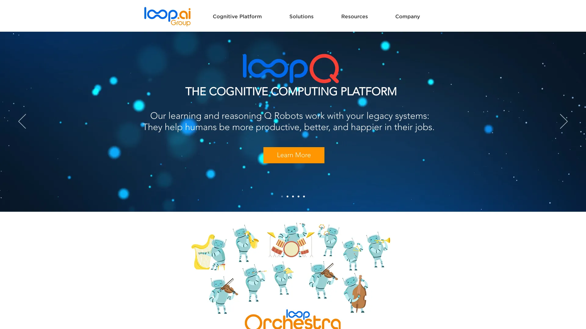 Screenshot of Loop AI Labs